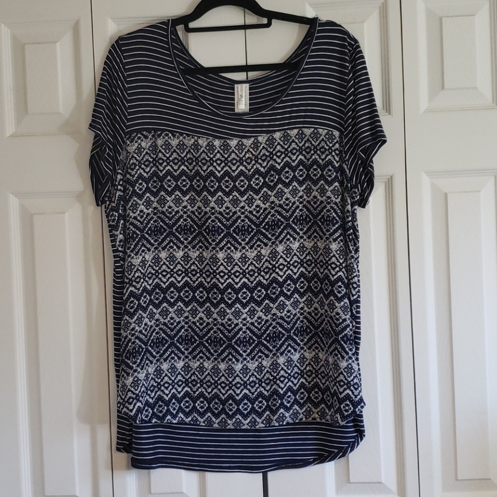Honey and Lace Marin Tunic Top 3XL NWT